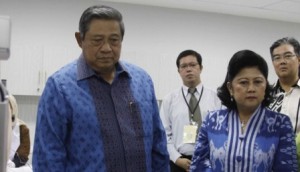 Presiden SBY dan Ibu Ani Yudhoyono. TEMPO