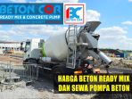 beton cor ready mix dan concrete pump