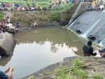 pelajar tewas di bendungan kali sungai ciampea pamijahan bogor