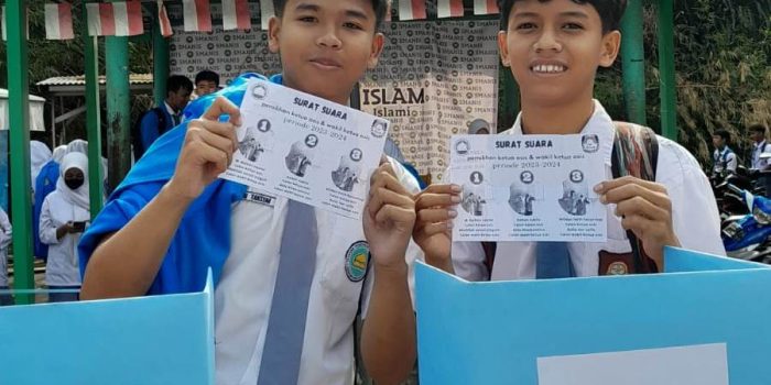 Pemilihan ketua osis di SMA Taman Islam Bogor