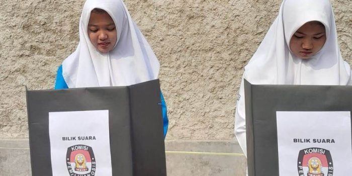 Pemilihan ketua osis di SMA Taman Islam Bogor