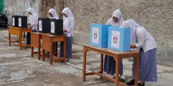 Pemilihan ketua osis di SMA Taman Islam Bogor