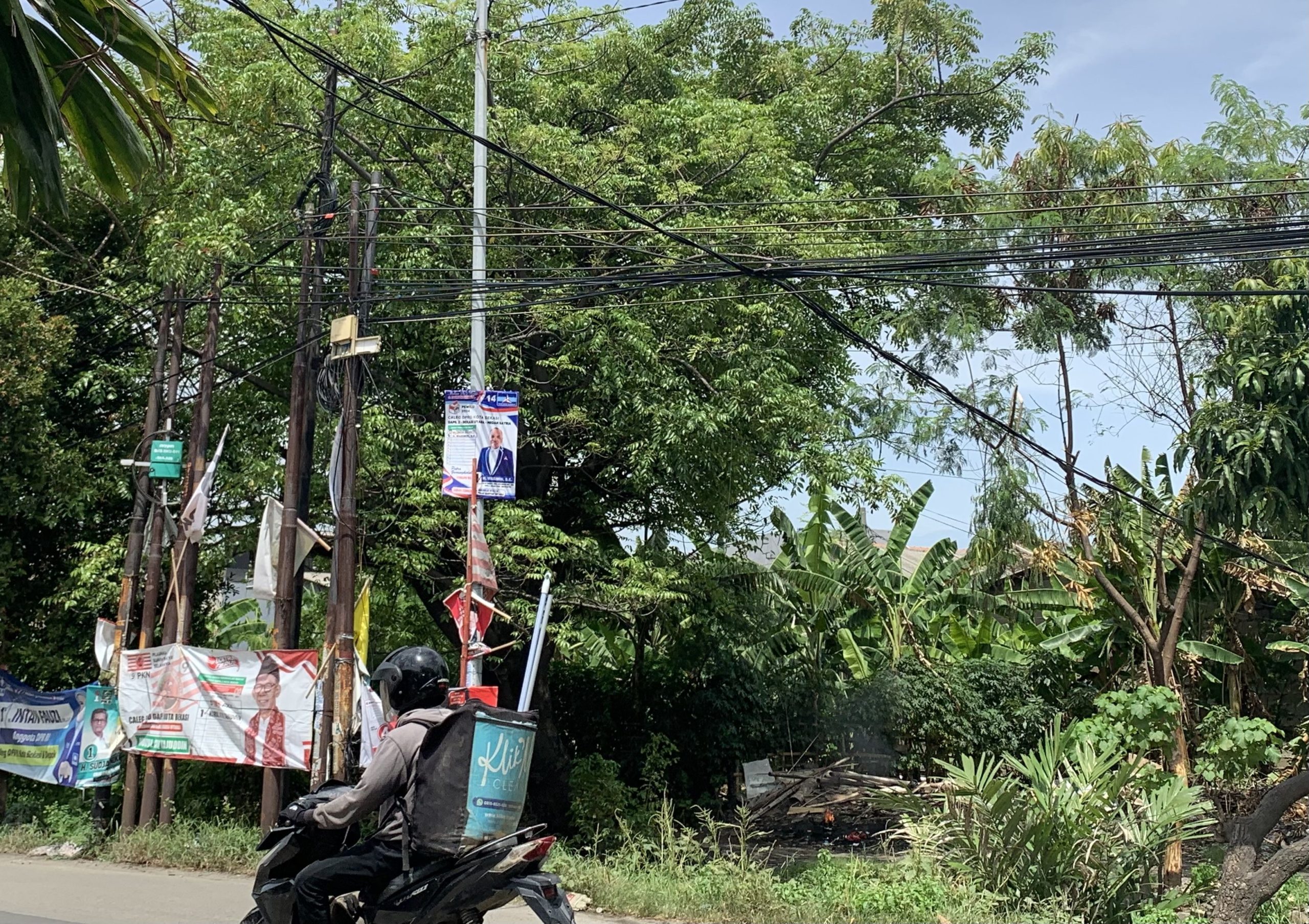 Kabel Yang Jerat Leher Pengendara Motor Di Bekasi Diduga Milik Provider Internet