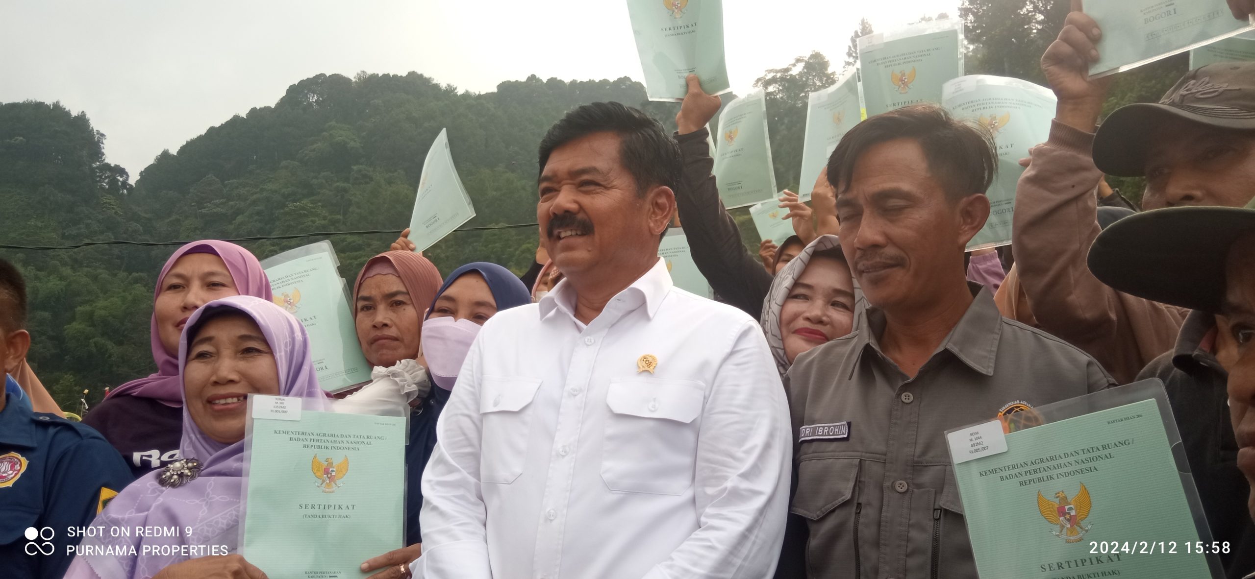 Menteri ATR Meminta Masyarakat Gunung Bunder Mempertahankan Rencana ...