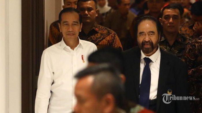 PKB Pasrah Jika NasDem Mau Gabung Ke Pemerintah Mendatang Usai Bertemu Presiden Jokowi surya paloh