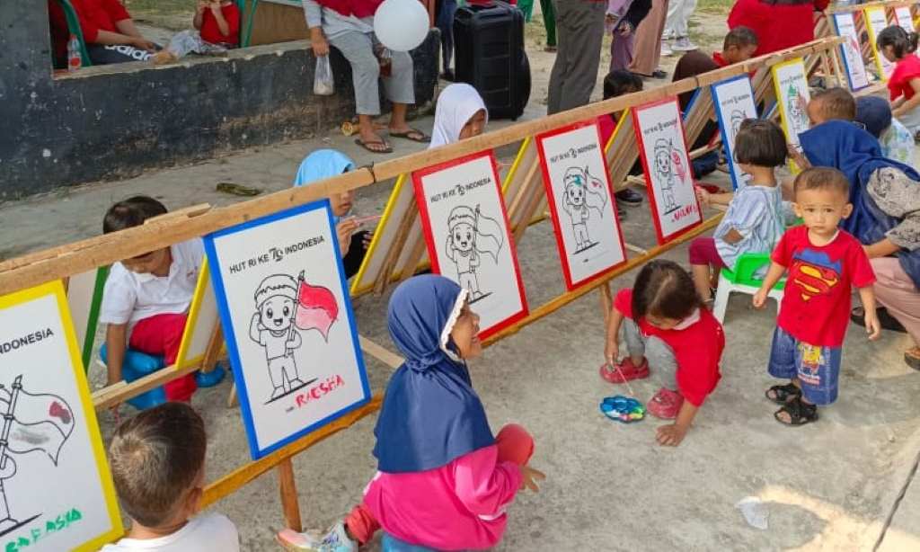 perlombaan memeriahkan 17 agustus hut RI 79 di perumahan griya salak endah 2