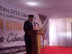 pelantikan RT dan RW di desa Cibanteng oleh Kepala Desa Hasto periode 2025-2030