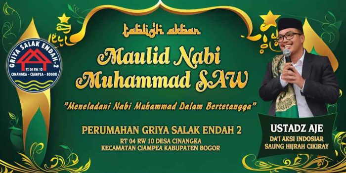 tabligh akbar maulid nabi muhammad saw di griya salak endah 2